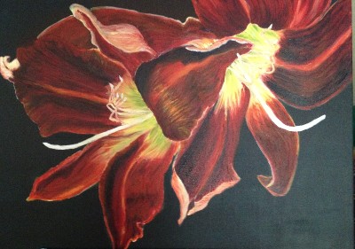 Lilies Afire